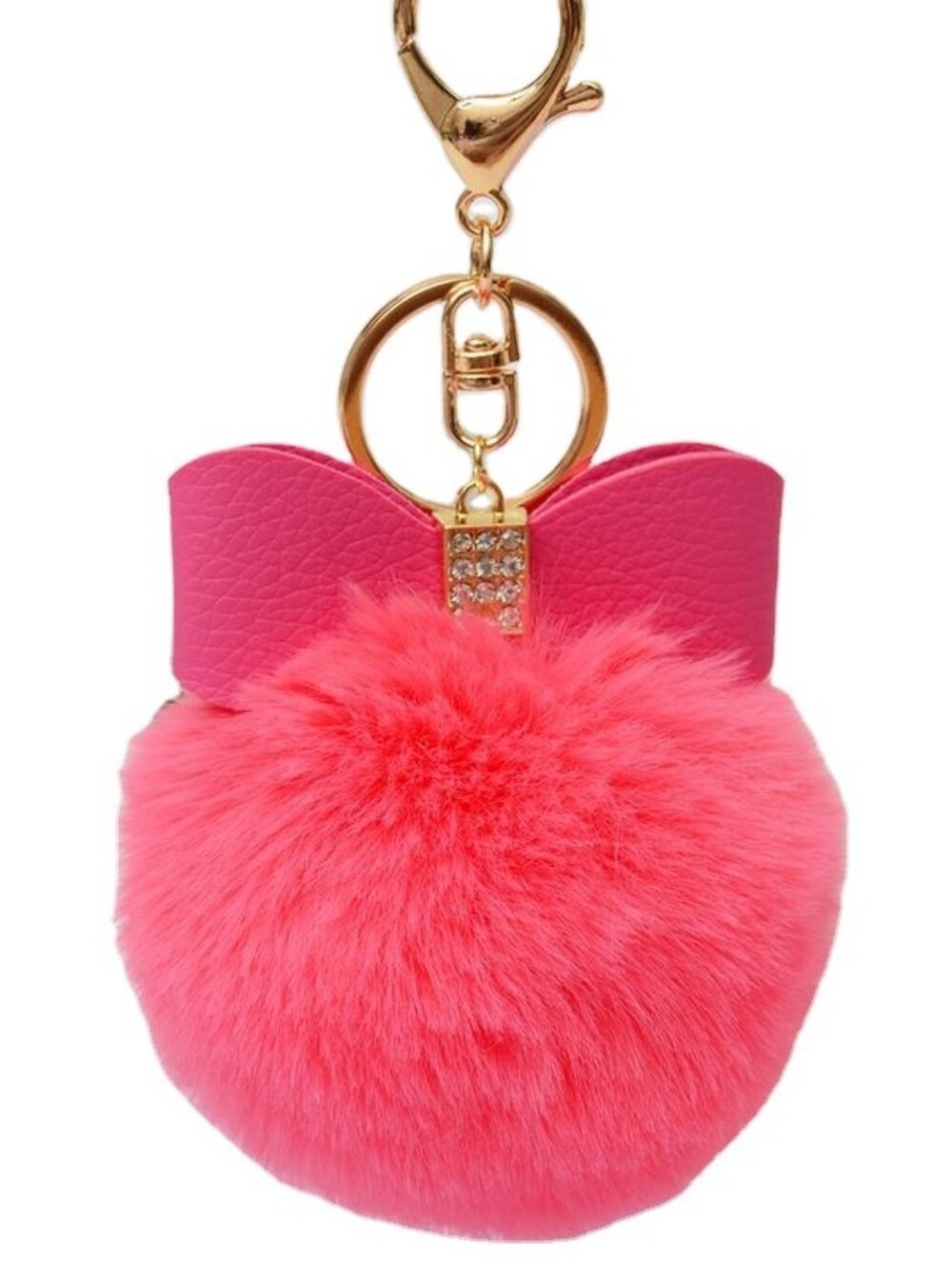 ๐Pom Pom Bag Charm Keychain - Picture 3 of 4